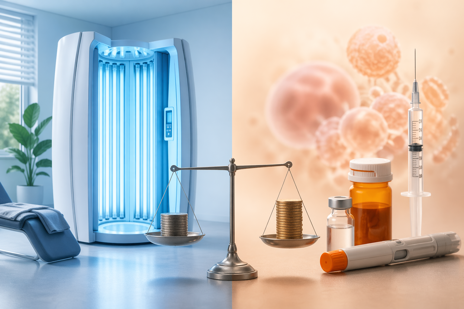 Cost Comparison: Phototherapy vs Biologic Treatments